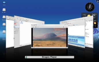 Mandriva 2009 Spring with KDE 3D Desktop