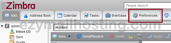Zimbra-preferences-to-chang-theme