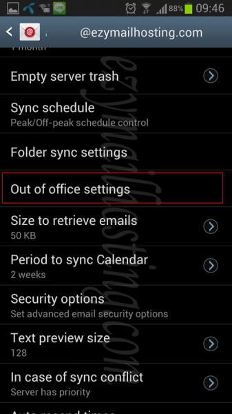 Menu-setting-Android-Mail-Client