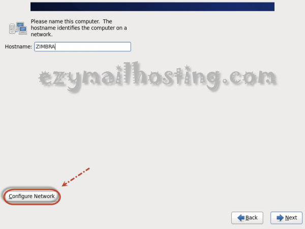 Setup hostname - install centos 6