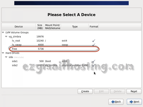 create opt partition - install centos 6