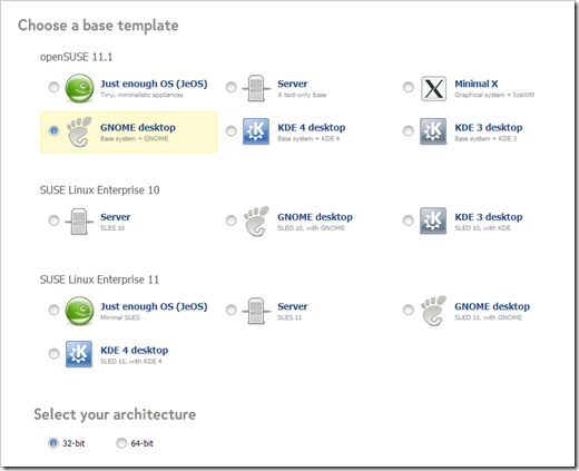 SUSE Studio Base Template