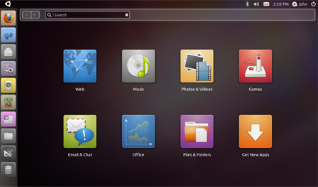 Ubuntu 10.10 unity interface