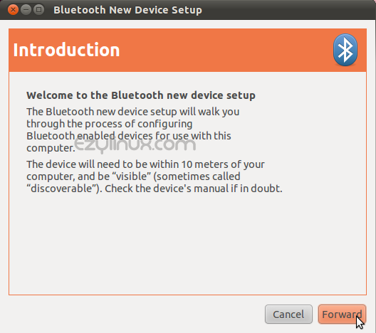Bluetooth new device setup