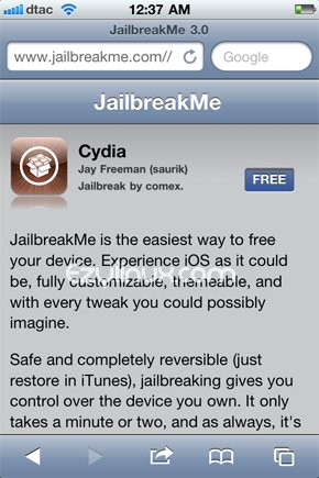 JailbreakMe-website