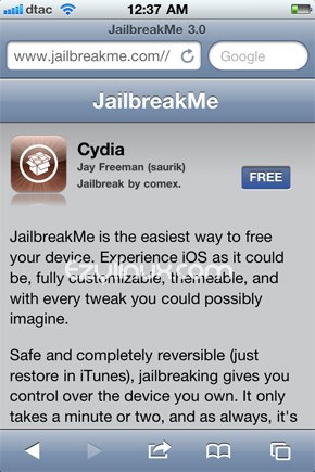 JailbreakMe-website